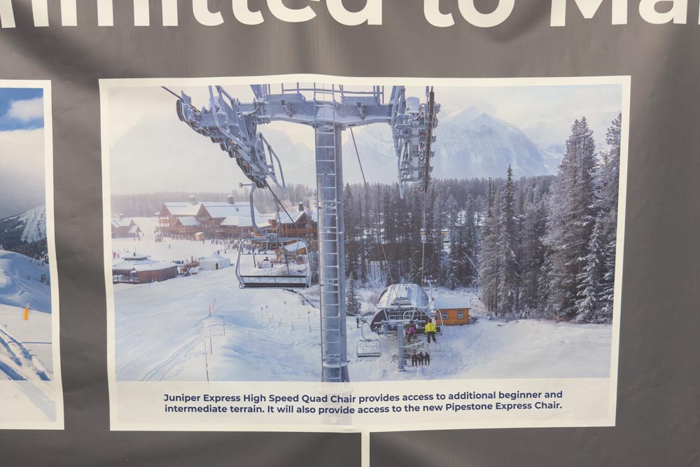 Guest Services expansion banner featuring the base‑area chairlift image.